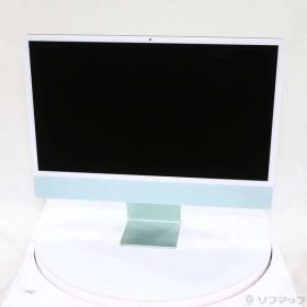 〔中古品〕 iMac 24-inch Mid-2021 MGPJ3J／A Apple M1 8コアCPU_8コアGPU 16GB SSD2TB グリーン 〔13.7 Ventura〕【377】
