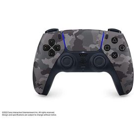 【新品】PS5 DualSense ワイヤレスコントローラー (グレー カモフラージュ) [CFI-ZCT1J06]【OUTLET/返品交換不可】