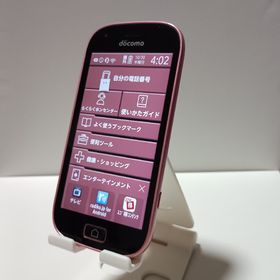 フジツウ(富士通)の【極美品】らくらくスマートフォン ドコモ me F-03K ピンク 動作確認済み(スマートフォン本体)