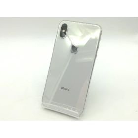 【中古】Apple au 【SIMロック解除済み】 iPhone XS 64GB シルバー MTAX2J/A【広島】保証期間1ヶ月【ランクC】