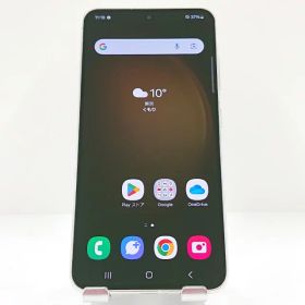 Galaxy S23 SCG19 au クリーム 送料無料 本体 c10736 【中古】