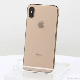 〔中古品〕 iPhoneXS 256GB ゴールド MTE22J／A SIMフリー【196】
