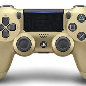 【中古】 ワイヤレスコントローラー (DUALSHOCK 4) ゴールド (CUH-ZCT2J14) 【メーカー生産終了】