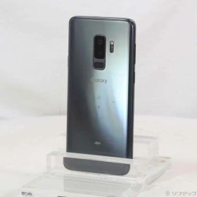 【中古】SAMSUNG(サムスン) GALAXY S9+ 64GB チタニウムグレー SCV39 auロック解除SIMフリー 【349-ud】
