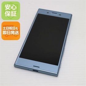 安心保証付 新品同様 au SOV35 Xperia XZs ブルー 白ロム 中古本体