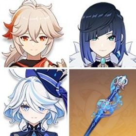 即対応|静水流転の輝き+夢見月瑞希+夜蘭+フリーナ3凸+刻晴+アモスの弓+白雨心弦+楓原万葉|引退垢 | 原神のアカウントデータ、RMTの販売・買取一覧