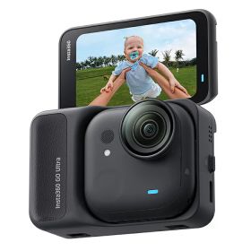 《新品》 Insta360 (インスタサンロクマル) GO Ultra クリエーターバンドル CINSABEA-GOUltra06 ミッドナイトブラック[ ウェアラブルカメラ ]【KK9N0D18P】
