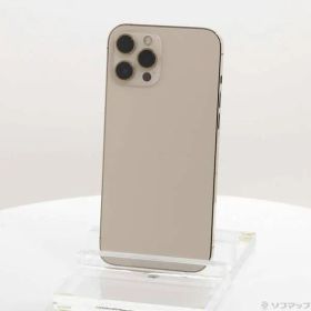〔中古品〕 iPhone12 Pro Max 512GB ゴールド MGD53J／A SIMフリー【295】