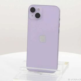 〔中古品〕 iPhone14 Plus 256GB パープル MQ4M3J／A SIMフリー【258】