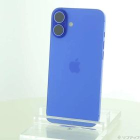 〔中古品〕 iPhone16 Plus 256GB ウルトラマリン MXVK3J／A SIMフリー【258】