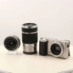 〔中古品〕 α6000 ダブルズームレンズキット シルバー ILCE-6000Y【297】