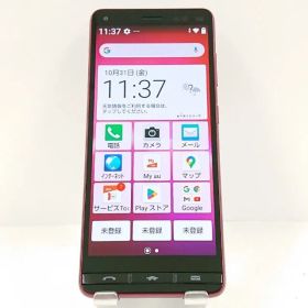 BASIO4 KYV47 au ワインレッド 送料無料 本体 c15283