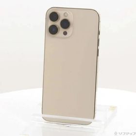 〔中古品〕 iPhone13 Pro Max 128GB ゴールド MLJ63J／A SIMフリー【295】
