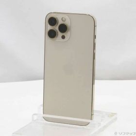 〔中古品〕 iPhone13 Pro Max 256GB ゴールド MLJA3J／A SIMフリー【258】