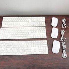 ◆04248) 3台セット 美品 Apple アップル Mac用 A1843 A1657 純正 マジックキーボード マジックマウス 動作OK（庚2）