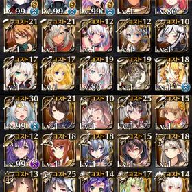 伏綺・ロイジィ・ティルトなどほぼ初期 | アイギス(千年戦争アイギス)のアカウントデータ、RMTの販売・買取一覧