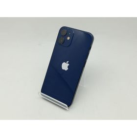 【中古】Apple SoftBank 【SIMロック解除済み】 iPhone 12 mini 64GB ブルー MGAP3J/A【広島】保証期間１ヶ月【ランクC】