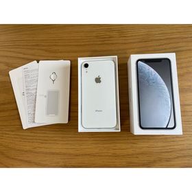 アイフォーン(iPhone)のiPhone XR 64GB ホワイト 美品(スマートフォン本体)