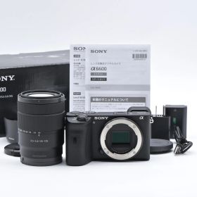 SONY ソニー α6600 高倍率ズームレンズキット ILCE-6600M ミラーレス一眼レフカメラ【中古】