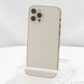 〔中古品〕 iPhone12 Pro 256GB ゴールド NGMC3J／A SIMフリー【344】