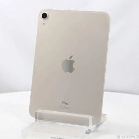 〔中古品〕 iPad mini 第6世代 64GB スターライト MK8C3J／A SIMフリー【349】