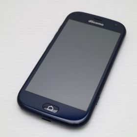 フジツウ(富士通)の新品同様 F-42A らくらくスマートフォン ネイビー M000(スマートフォン本体)
