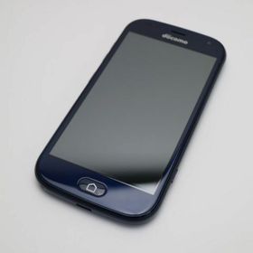 フジツウ(富士通)の新品同様 F-42A らくらくスマートフォン ネイビー M000(スマートフォン本体)