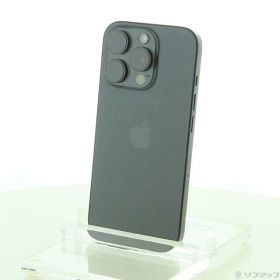 〔中古品〕 iPhone16 Pro 128GB ブラックチタニウム MYMV3J／A SIMフリー【348】