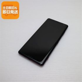 超美品 SO-01L Xperia XZ3 ボルドーレッド スマホ 本体 白ロム 中古 あすつく 土日祝発送OK