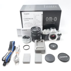 オリンパス OLYMPUS OM-D E-M10 MarkIII EZダブルズームキット シルバー