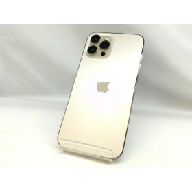 【中古】Apple SoftBank 【SIMロック解除済み】 iPhone 12 Pro Max 128GB ゴールド MGCW3J/A【高崎モントレー】保証期間1ヶ月【ランクC】