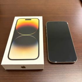 美品Apple iPhone 14 Pro ゴールド 本体 米国版