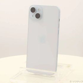 〔中古品〕 iPhone15 Plus 128GB ブルー MU0D3J／A SIMフリー【377】