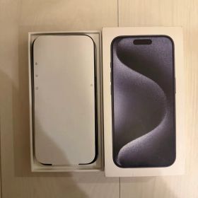 Apple iPhone 15Pro ブルーチタニウム 256GB 本体 美品