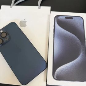 iPhone 15 Pro Max ブルーチタニウム