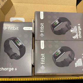 フィットビット(Fitbit)のFitbit Charge 6 Obsidian Black アルミニウム 3個(その他)