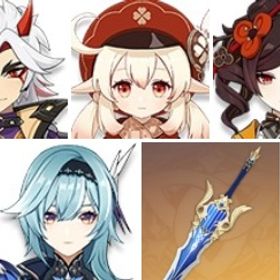 クレー+松韻の響く頃+四風原典+千織+風鷹剣+エウルア+ディシア+荒瀧一斗+狩人の道+ジン+夢見月瑞 | 原神のアカウントデータ、RMTの販売・買取一覧