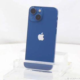 〔中古品〕 iPhone13 mini 128GB ブルー MLJH3J／A SIMフリー【262】