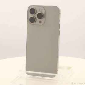 〔中古品〕 iPhone15 Pro Max 512GB ナチュラルチタニウム MU6W3J／A SIMフリー【276】