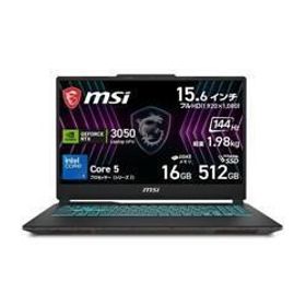 MSI ゲーミングノートPC Cyborg 15 A2RU Cyborg-15-A2RUDX-3355JP ブラック & スケルトン 15.6インチ