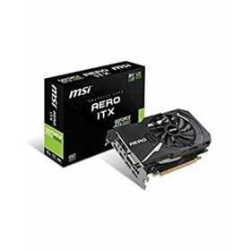 【中古】MSI ショート基盤採用 グラフィックスカード GEFORCE GTX 1060 AERO ITX 6G OC(PCパーツ)