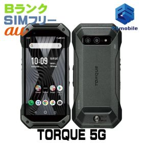 【中古】KYG01 TORQUE 5G【良品中古 利用制限○】 SIMフリー ブラック au エーユー 京セラ 174901Cスマートホン スマートフォン スマホ 携帯電話 白ロム 本体 格安