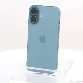 〔中古品〕 iPhone16 256GB ティール MYE13J／A SIMフリー【348】