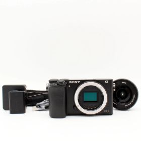 わずかシャッター数2584枚【極上品】SONY α6000 パワーズームレンズキット ブラック ILCE-6000L#7902