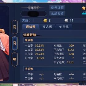 三麻 雀豪1 東風 高成績アカウント | 雀魂 じゃんたまのアカウントデータ、RMTの販売・買取一覧