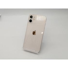 【中古】Apple au 【SIMロック解除済み】 iPhone 12 mini 64GB ホワイト MGA63J/A【広島本通】保証期間１ヶ月【ランクC】