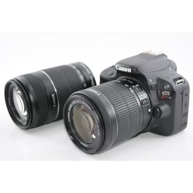 【中古】【外観並級】Canon デジタル一眼レフカメラ EOS Kiss X7 ダブルズームキット EF-S18-55ｍｍ/EF-S55-250ｍｍ付属 KISSX7-WKIT
