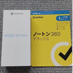 モトローラ(Motorola)の【新品未開封】motorola edge 60 PRO 青 ﾉｰﾄﾝ360付(スマートフォン本体)