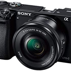 【中古】ソニー ミラーレス一眼 α6000 パワーズームレンズキット E PZ 16-50mm F3.5-5.6 OSS ブラック ILCE-6000L B