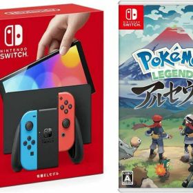【無料ラッピング対応】Nintendo Switch(有機ELモデル) Joy-Con(L)/(R) ネオン+ Pokémon LEGENDS アルセウス2022年1月28日発売任天堂スイッチ 本体クリスマスクリスマスラッピングお誕生日ポケモンレジェンズ